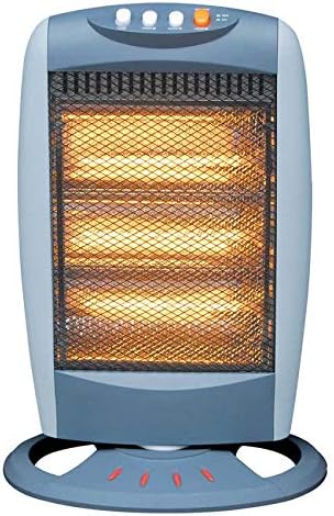 Estufa eléctrica - Style , 1200 W, 3 niveles de calor, 3 barras, Protección sobrecalentamiento, Gris