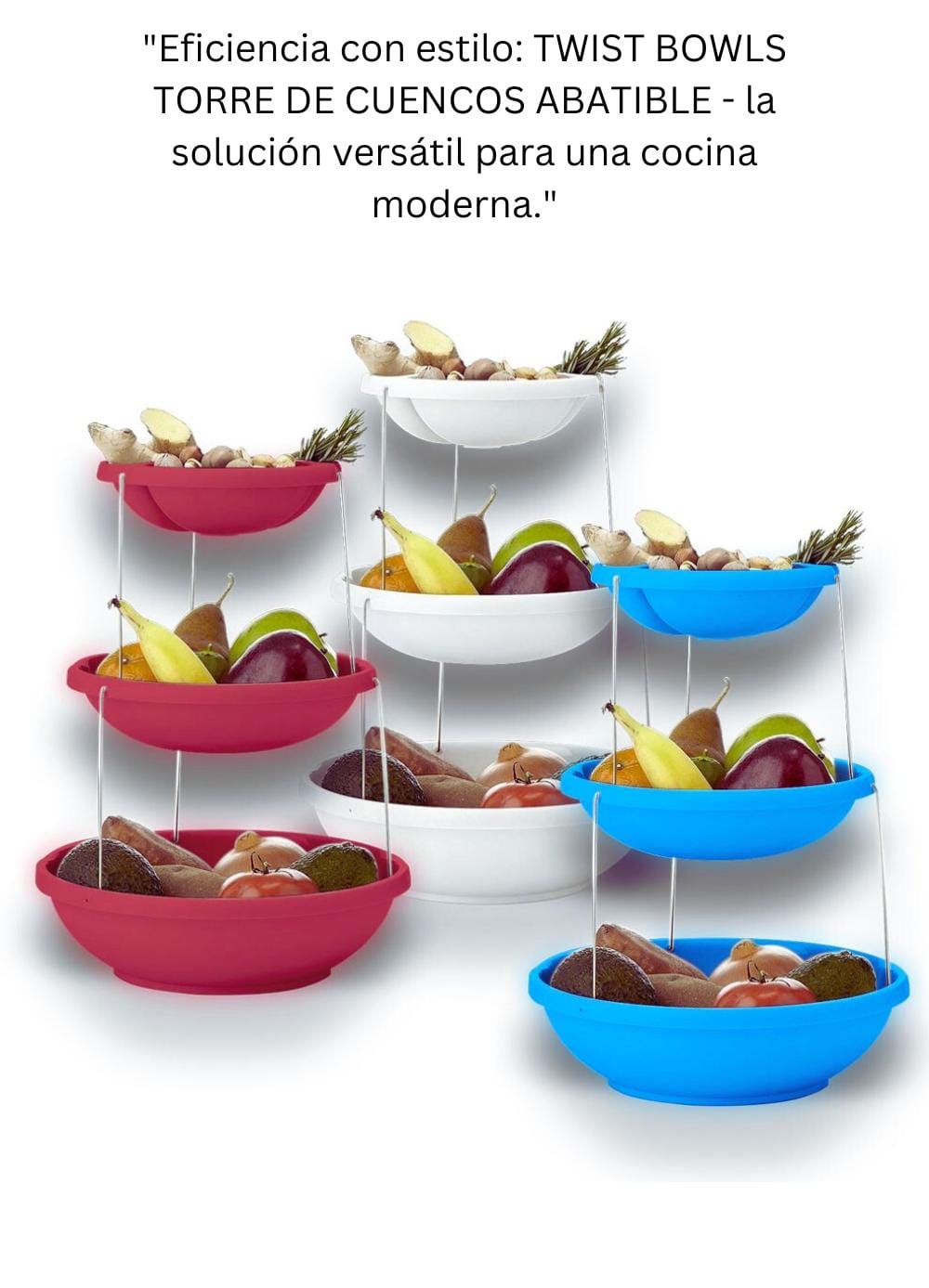 TWIST BOWLS TORRE DE CUENCOS ABATIBLE