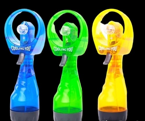 Ventilador pulverizador de agua refrigerador de mano 2 en 1 agua aquavent