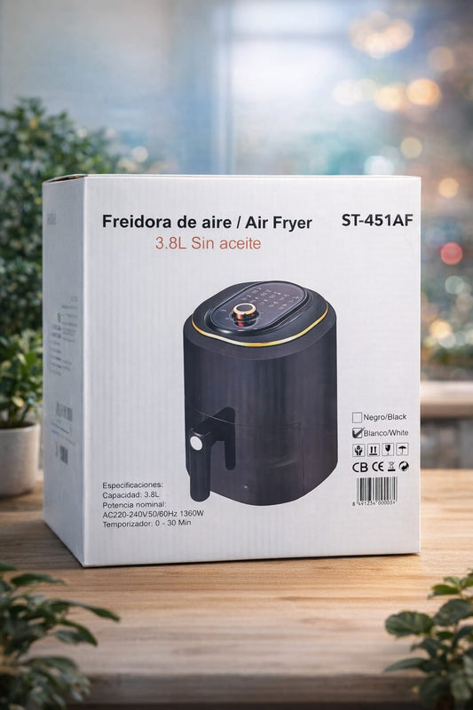 Freidora de Aire 3.8L – Cocina Saludable, Rápida y Sin Aceite