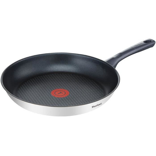 Sartén de 28 cm con revestimiento  resistente, duradero y seguro, Thermo Signal, mango ergonómico antiquemaduras,  apta para todo tipo de cocinas