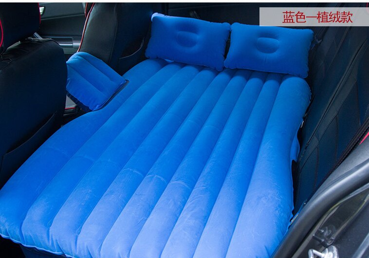 Colchón de aire de coche SUV para coche, colchón inflable para coche, colchón de aire con bomba, cama de aire móvil, colchón de aire más grueso, para viajes, camping, al aire libre