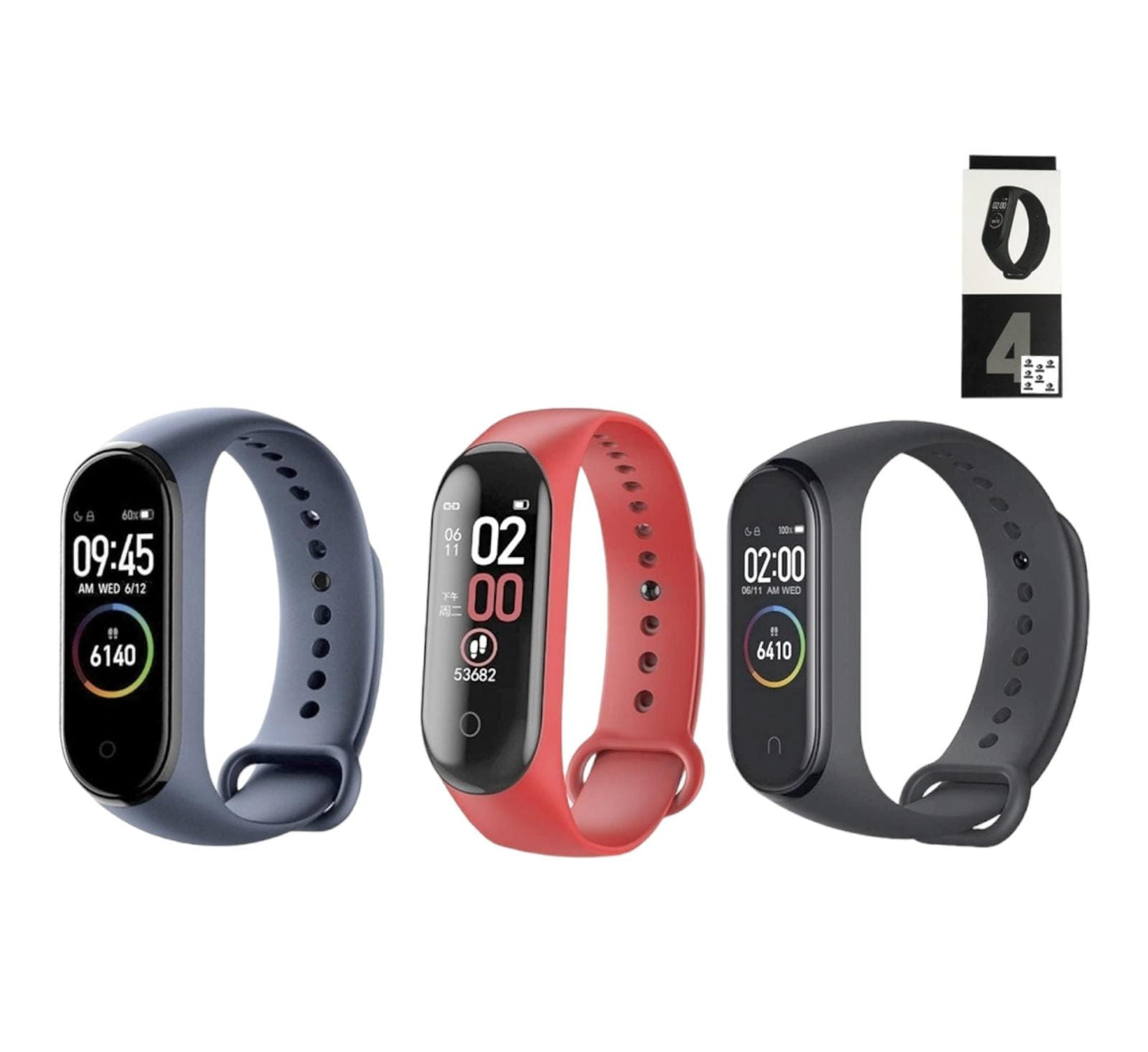 M4 Pulsera Inteligente Deporte Running Mi Band Monitor Deportivo Salud